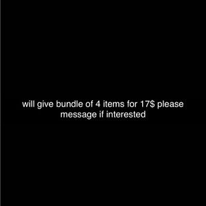Bundle of 4 Items